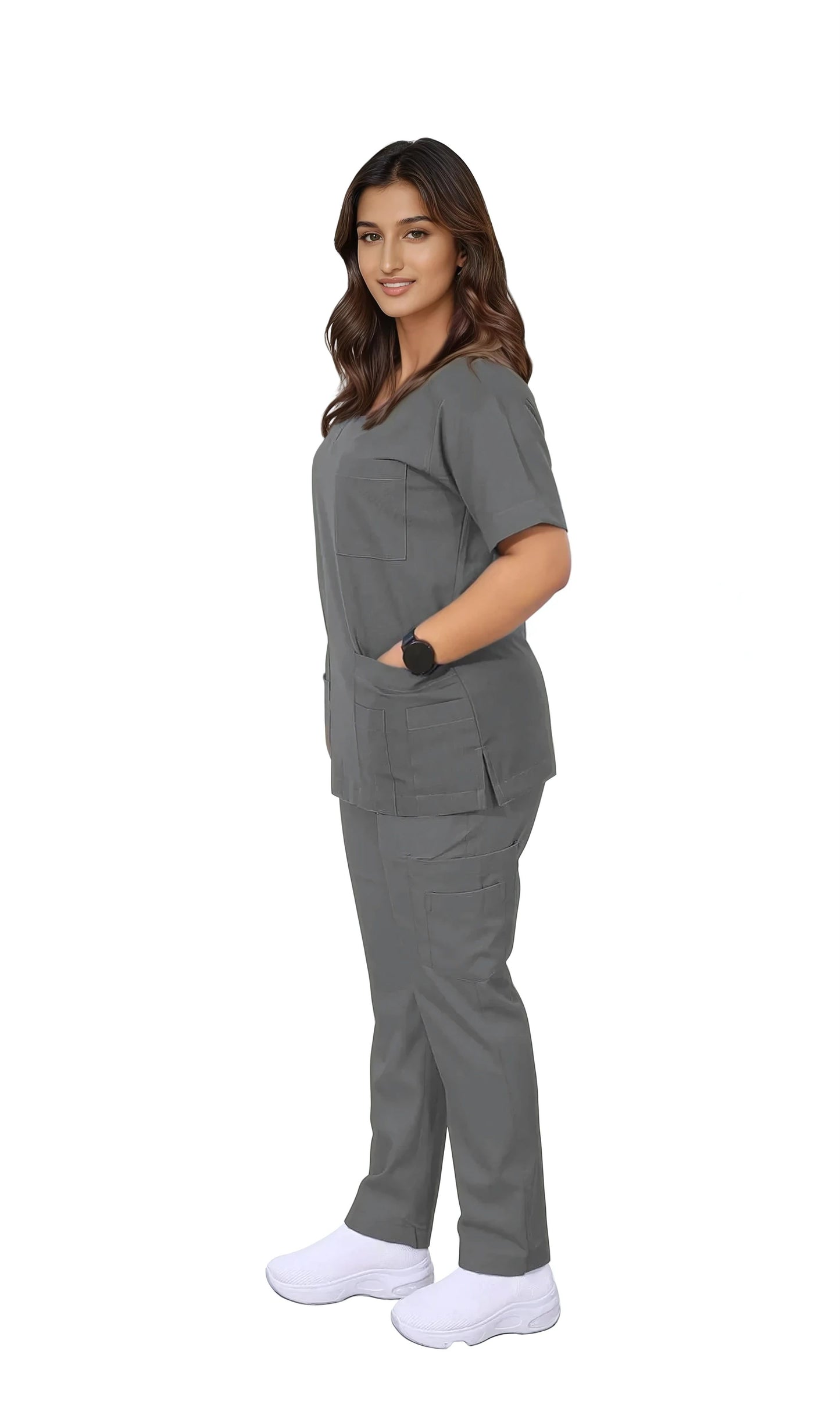 UNISEX SCRUB BACK ELASTIC PANT