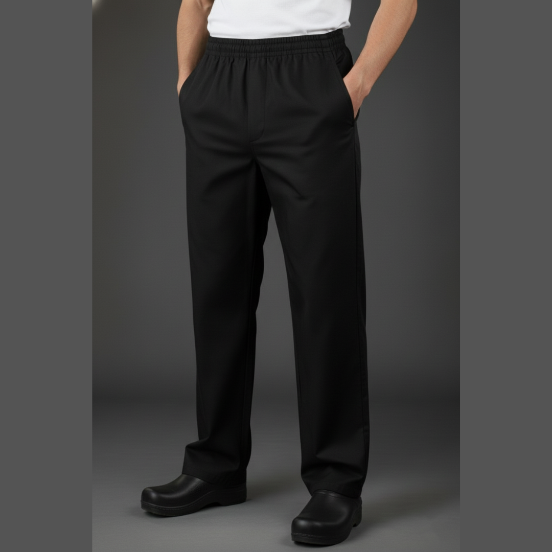 BLACK CHEF PANT