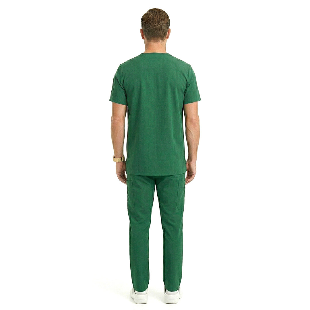 Mens Green Scrub Set